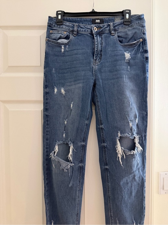 Black Label Pants - Black Label Women's Distressed Blue Skinny Jeans